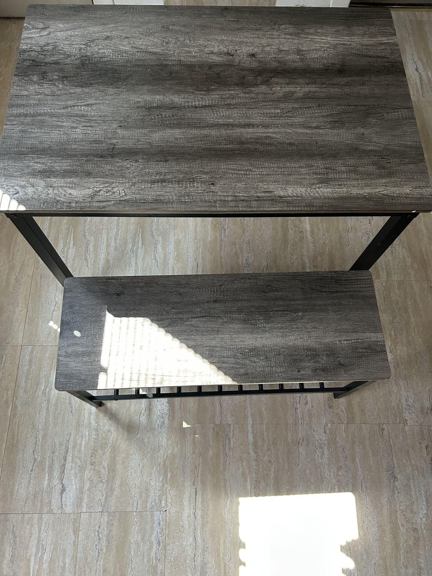 Kitchen Table With 1 Square Stool