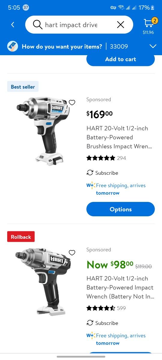 Hart Impact Driver Brand New