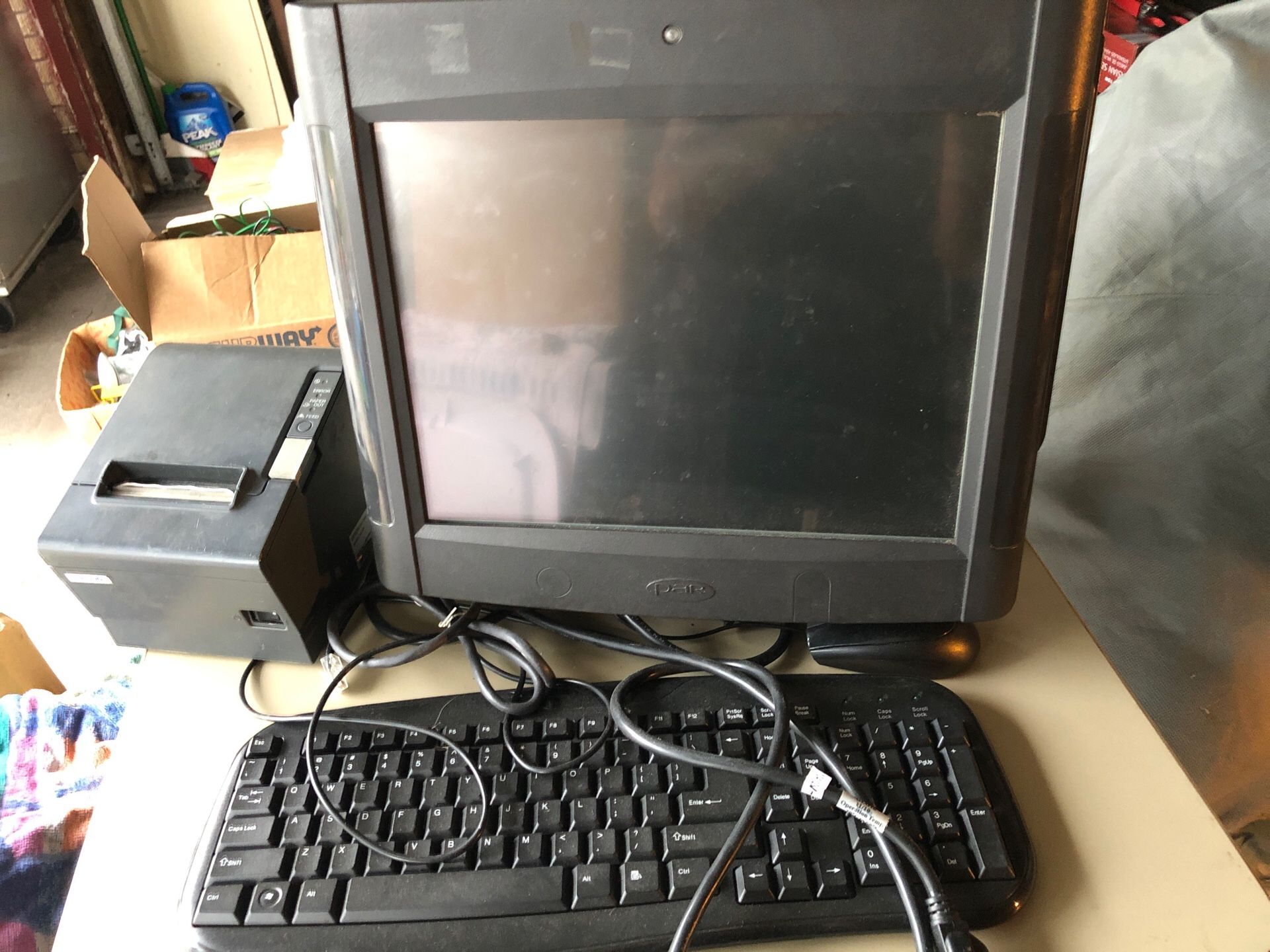 Par computer system or cash register.