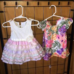 Easter Dresses Like New 3-6 Mths 