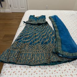 Fully Stitched Lehenga Set 
