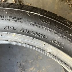 Tire 245 45 R20 Good Year Eagle Sport 
