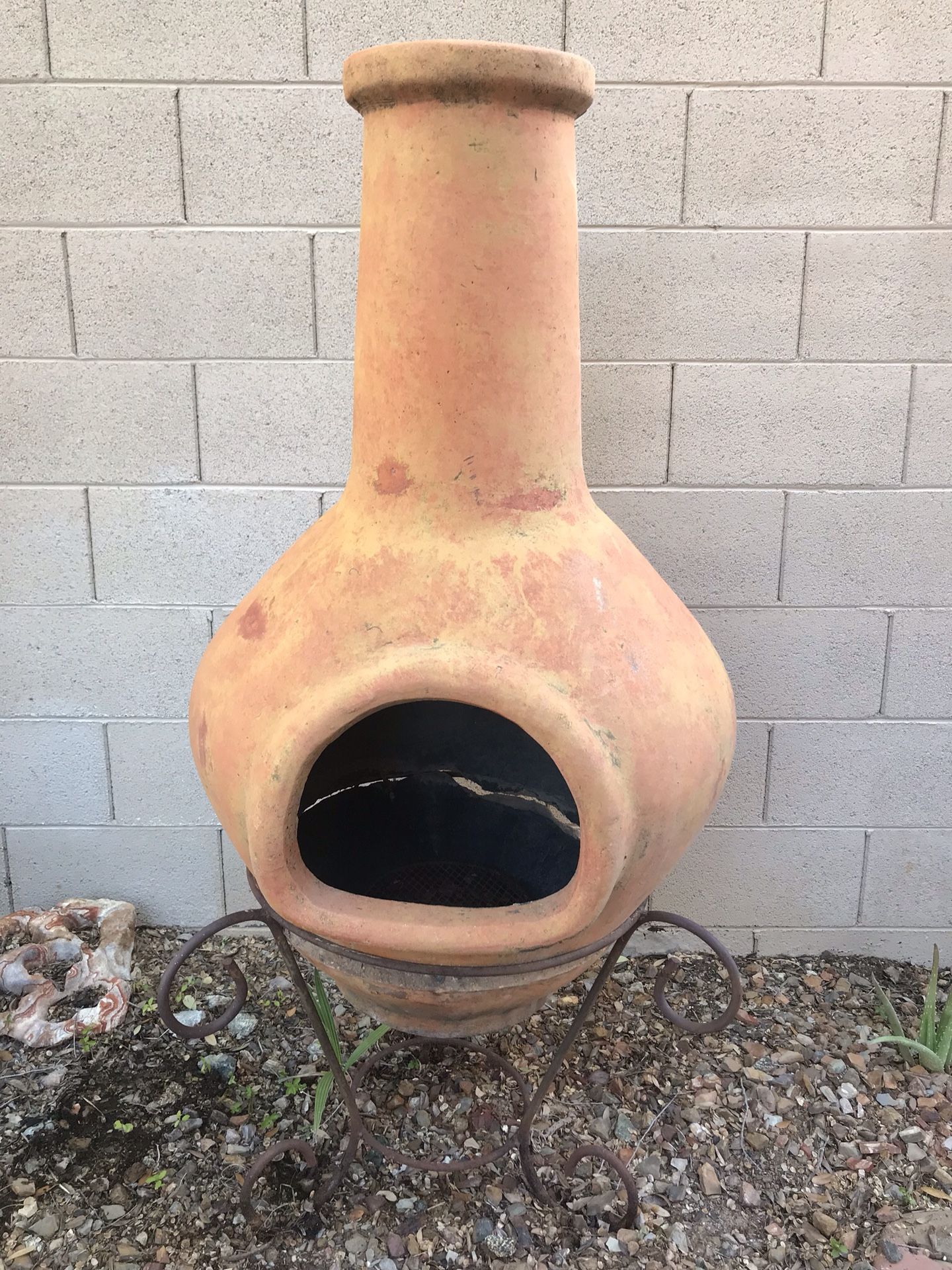 LARGE Colima Clay Outdoor Wood Burning Chiminea for Sale in Phoenix, AZ OfferUp