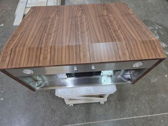 Cabinet Range Hood Walnut Finish