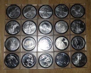 20 Ounces of Silver Coins