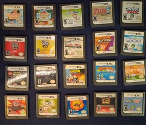 Nintendo DS Game Cartridges Lot of 20