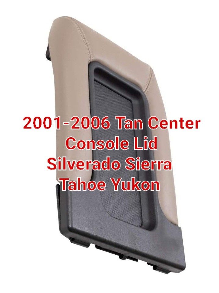 2001-2006 Silverado Sierra Tahoe Yukon Tan Center Console Lid Replacement