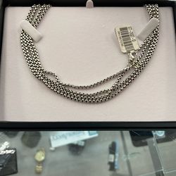 David yurman 30” silver chain