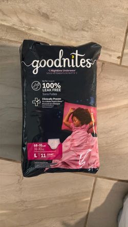 Goodnites Nighttime Underwear Size L 11 Count