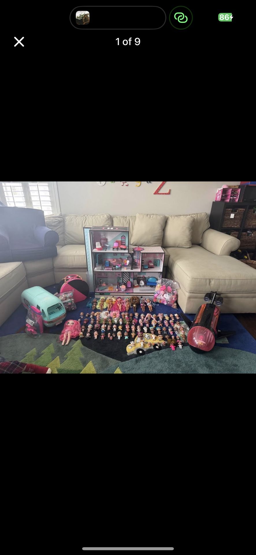 LOL Huge Lot (Dolls, Furniture, Camper, Plane, Etc)