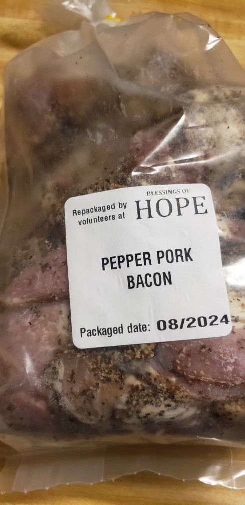 Black pepper bacon.