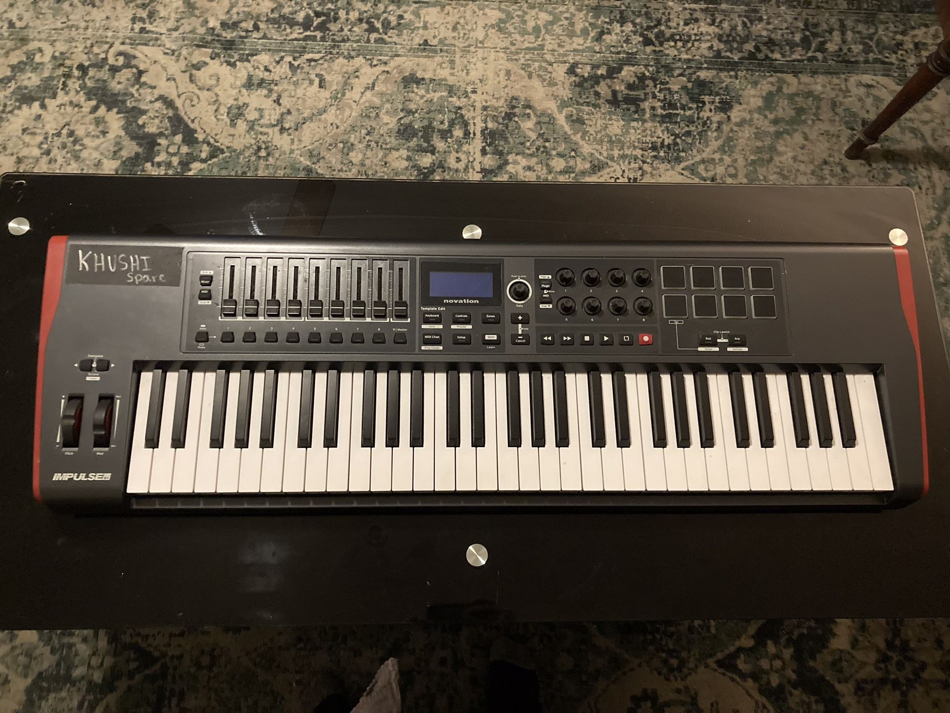 Novation Impulse61 Midi Controller Keyboard