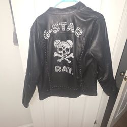 G-STAR Black Leather Jacket