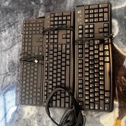3 Keyboards 1 Mouse And Headphones. Buy 1 For 20 Or All For 45