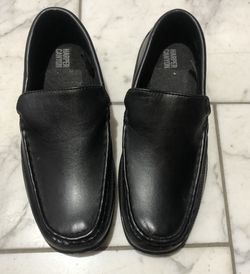 New Sz 3 black  slip-on loafers. 