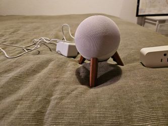 Echo Dot 5th Gen with clock, stand, Amazon smart plug
