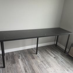 Extra Long Black Desk 