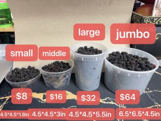 $8 have almost 100 mulberries in small container,Dear customer,After I receive your order, I will start picking 100% organic mulberries or blackberrie