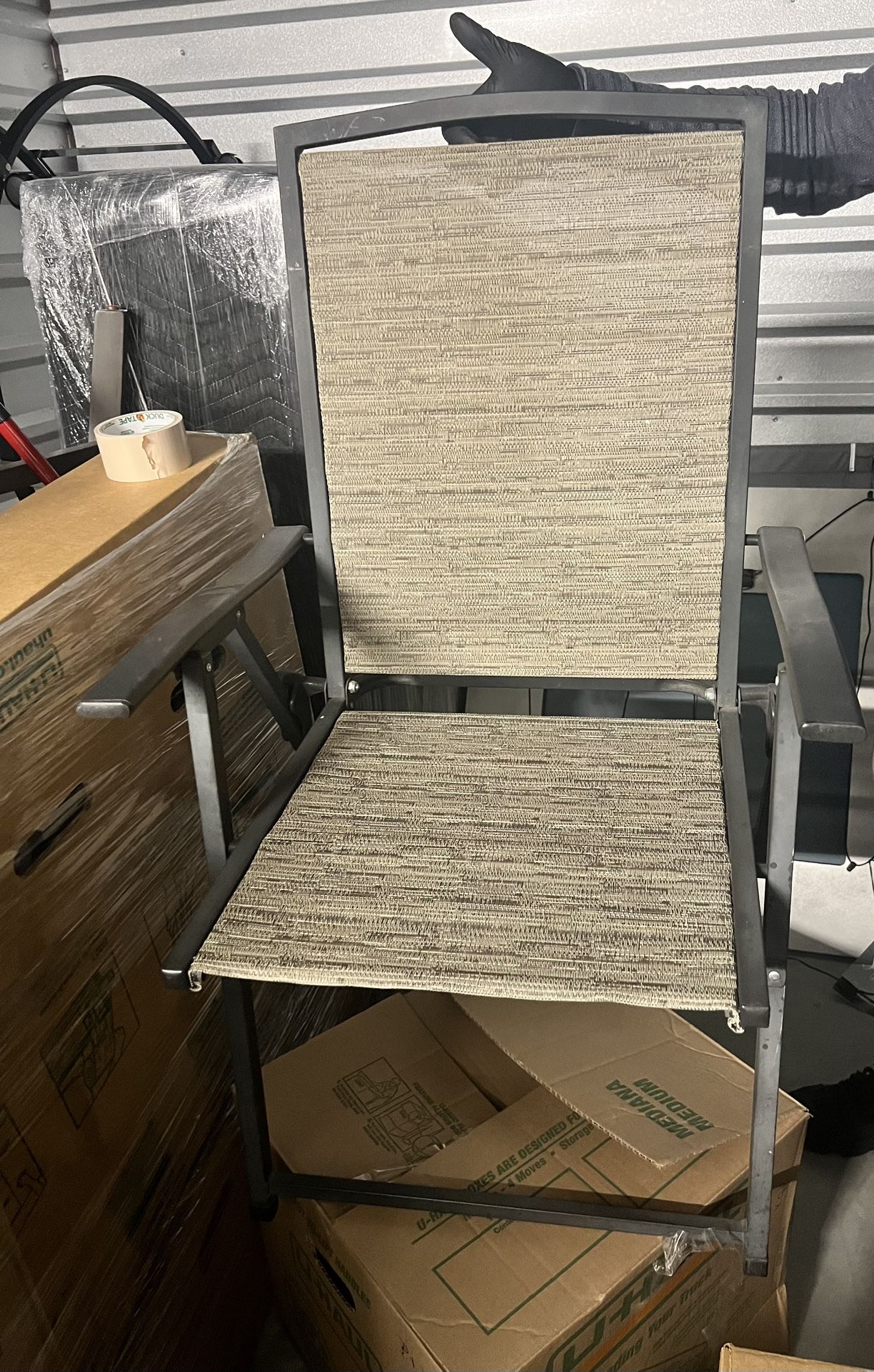 Outdoor Patio Chairs (Set of 2) – Sturdy Metal Frame