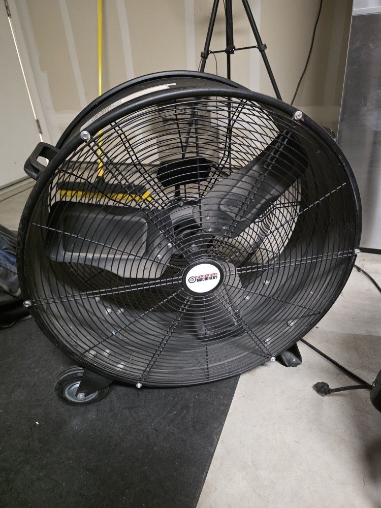 Black Industrial Fan