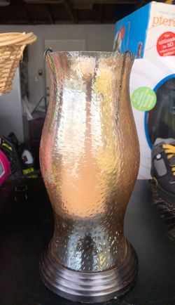 5 gold hurricane candle holders