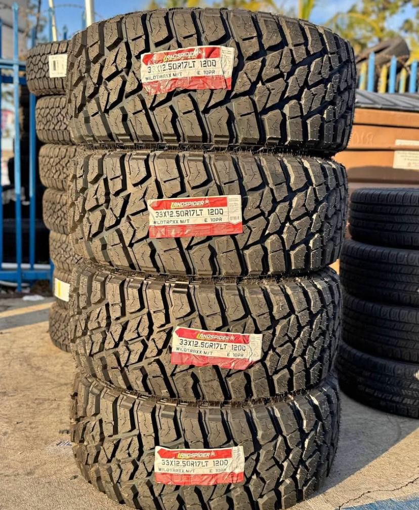 33x12.50R17LT Landspider M/T Set Of 4 New Tires