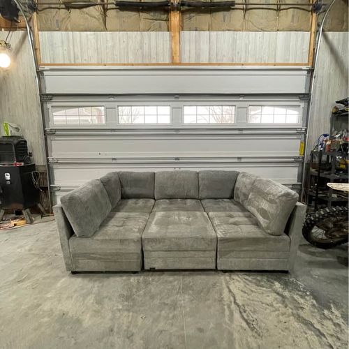 Modular Sectional Couch with Ottoman (DELIVERY AVAILABLE)