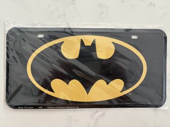 New Batman License Plate 