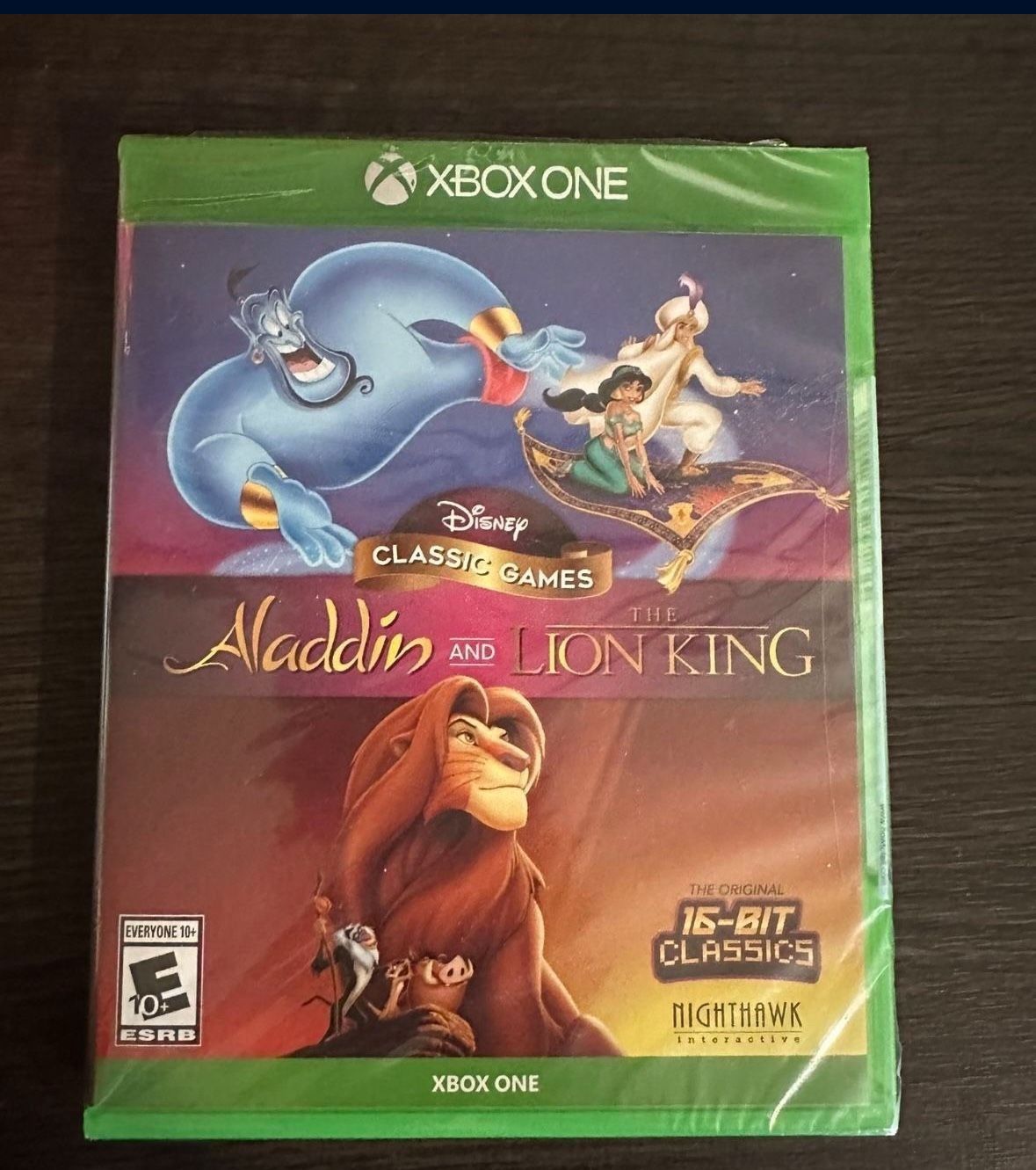 New Xbox One Aladdin And The Lion King Games