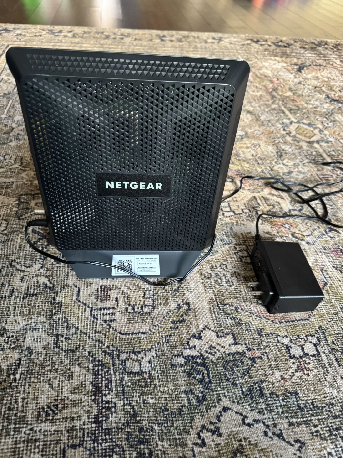 Netgear C7000v2 AC 1900 Wifi Cable Modem And Router