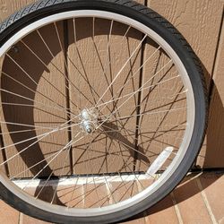 Bicycle front wheel 26 inch new.