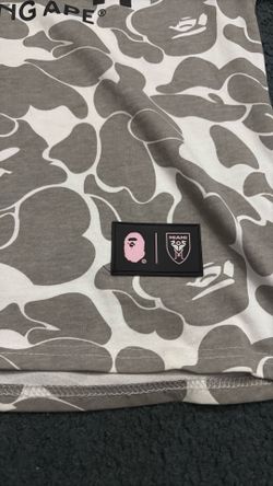 inter miami, bape collab gray size small, runs a little smaller then a small (men size)