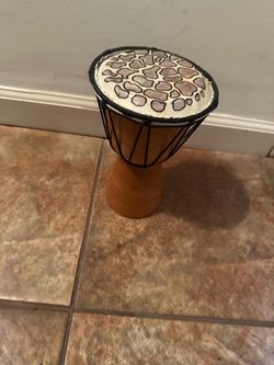 Small Wooden Djembe Drum