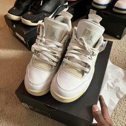 Authentic Air Jordan 4 “Pure Money” in youth size 5.1Y
