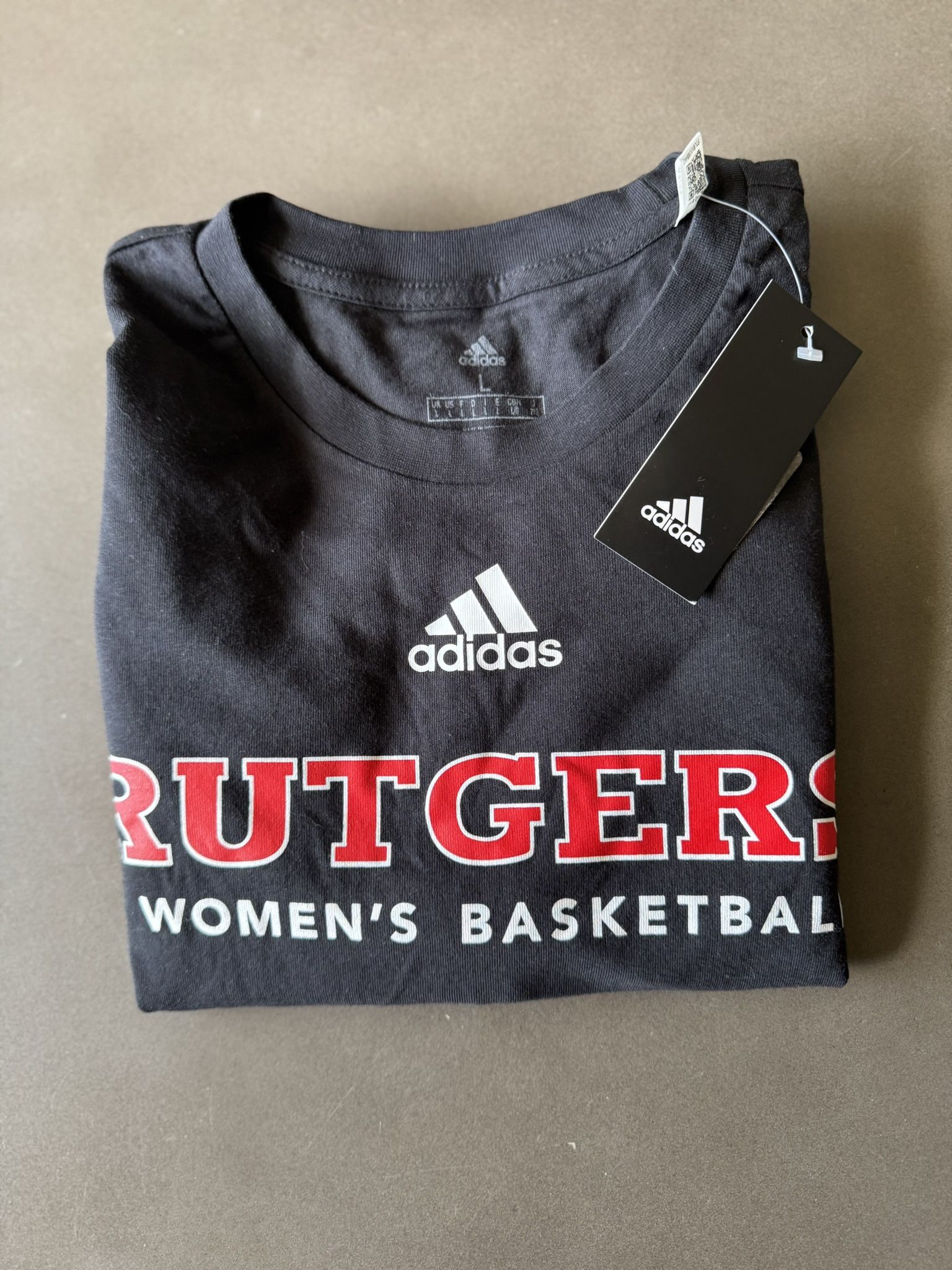Adidas Rutgers Women’s Basketball T-Shirt L