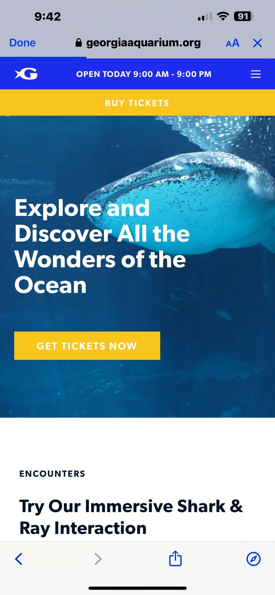 $15 Aquarium Tickets