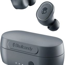 Skullcandy Sesh Evo True Wireless Earbuds via Bluetooth IP55 Sweat,Chill Grey