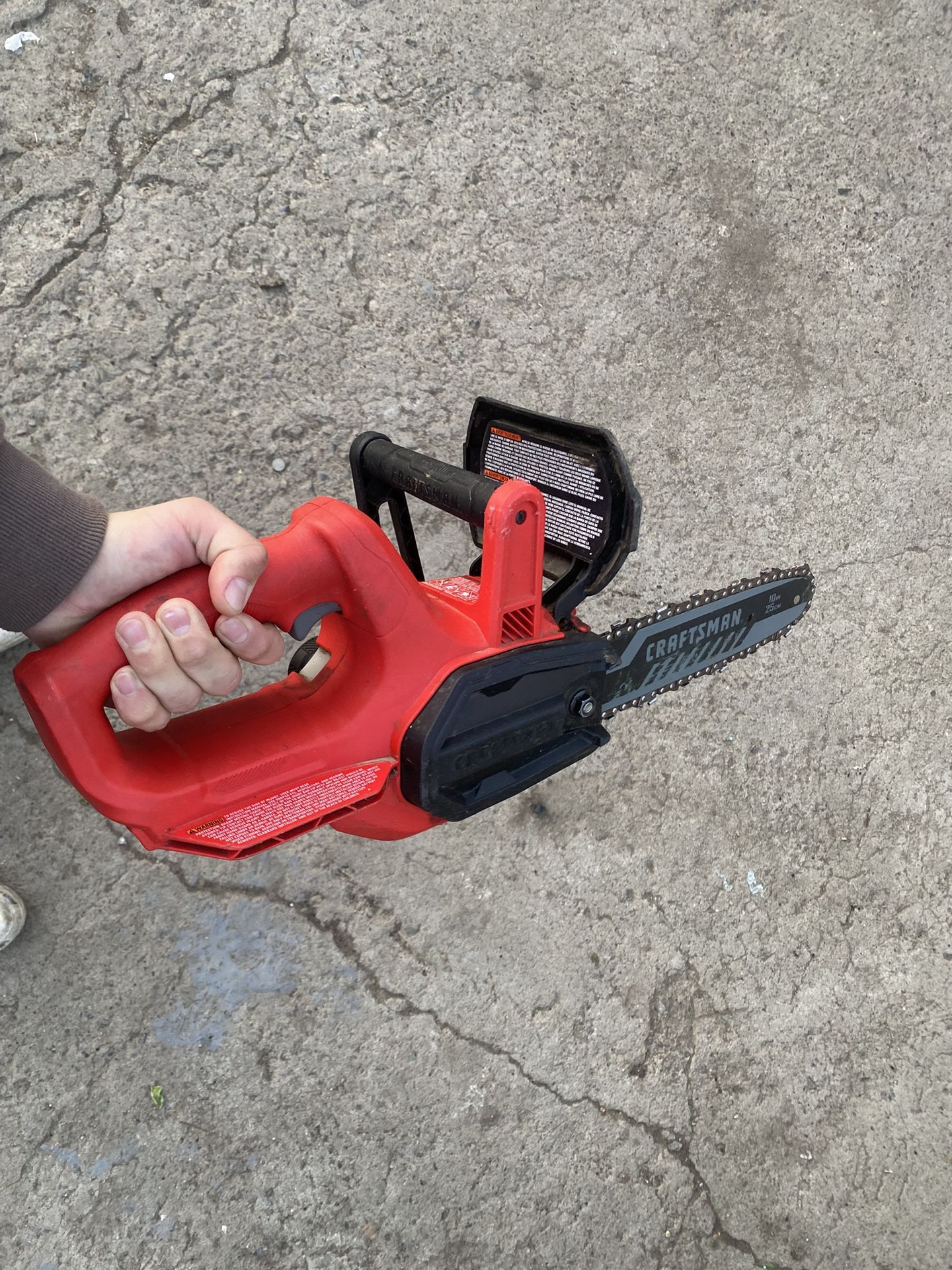 CRAFTSMAN V20 20-volt max 10-in Battery 2.0 Ah Chainsaw TOOL ONLY