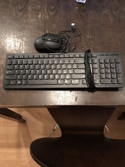 Keyboard and mouse