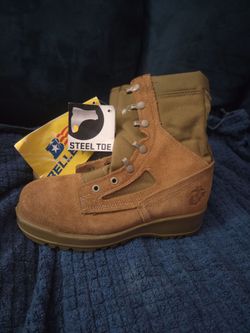 New Belleville USMC steel toe boots
