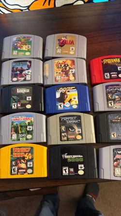 14 Nintendo 64 video games n64 mario donkey kong