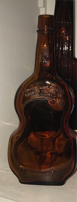 Old Glass Bottles Attic finds an box