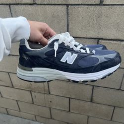 New Balance 993 Made In USA Mens Size 9.5 Indigo Blue