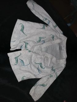 Nb Baby Long Sleeve Dinosaur Print Shirt