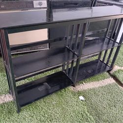 Black Wood Shelf 56 X 34 X 12