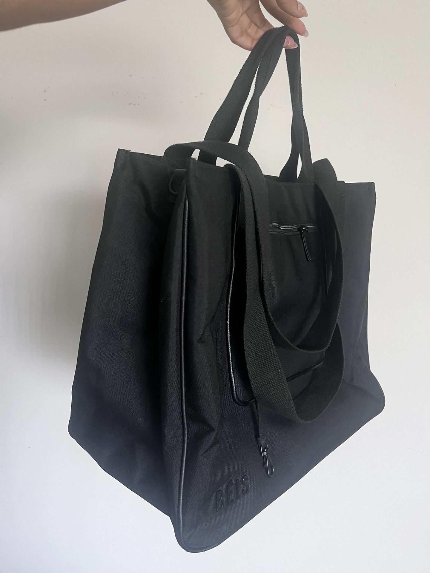 Black Beis Tote Bag