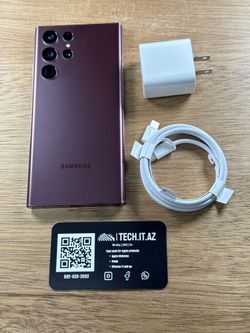 📱 Galaxy S22 Ultra | 128GB | Burgundy | Unlocked (Any Carrier)