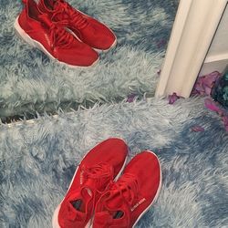U.S. Polo Assn. NW7882 KALA - Red Knit Sneakers - Mens Size 10 / Womens 11