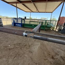 Roping Box And Horse Stalls 