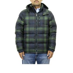 POLO RALPH LAUREN Men's Green Navy Plaid Down Filled Hooded Puffer Jacket  NWT for Sale in The Bronx, NY - OfferUp